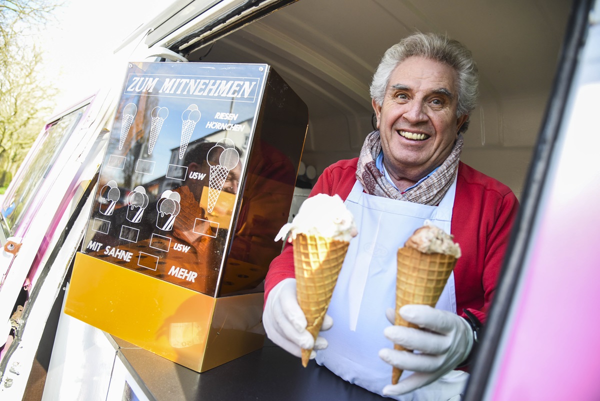 Mann verkauft jahrzehntelang Eis in Duisburg – nach 50 Jahren passiert es