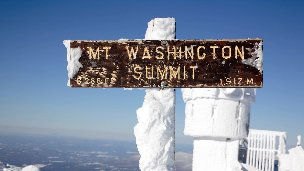 Unerfahren und in Turnschuhen: 20 Wanderer geraten am Mount Washington in Not
