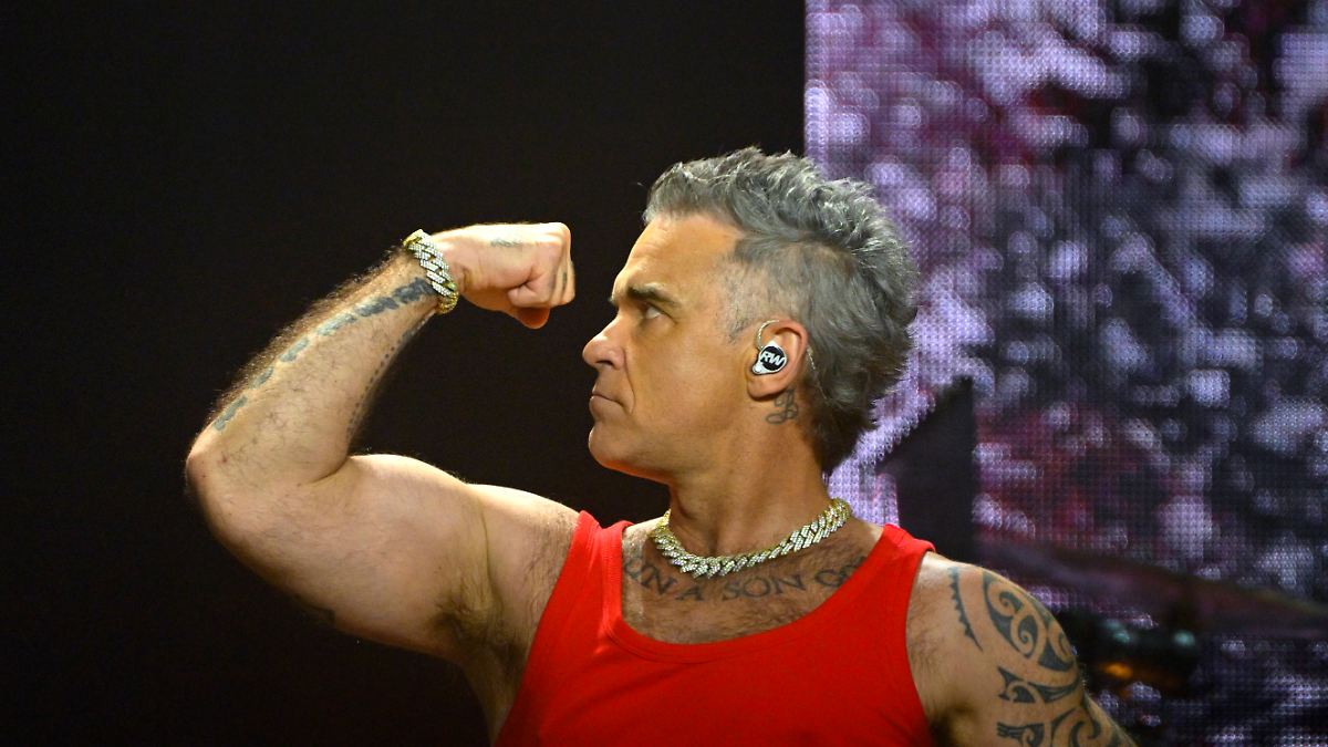 Mit der kann man nicht mithalten: Robbie Williams möchte sich nicht mit Taylor Swift anlegen