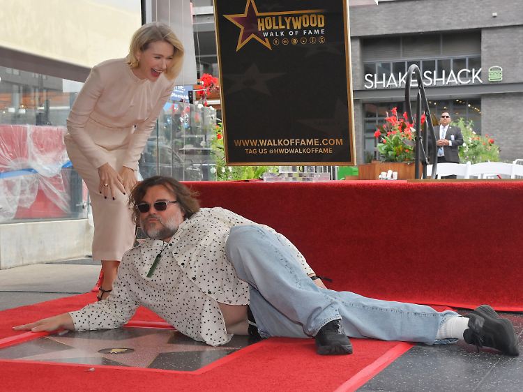 Jack Black stahl seiner Freundin Naomi Watts kurzzeitig die Show.