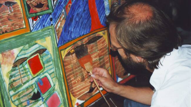 zwe4225Hundertwasser-996 Les Emanations