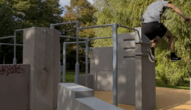 Park Medinghoven: Parkouranlage und Graffitiwand