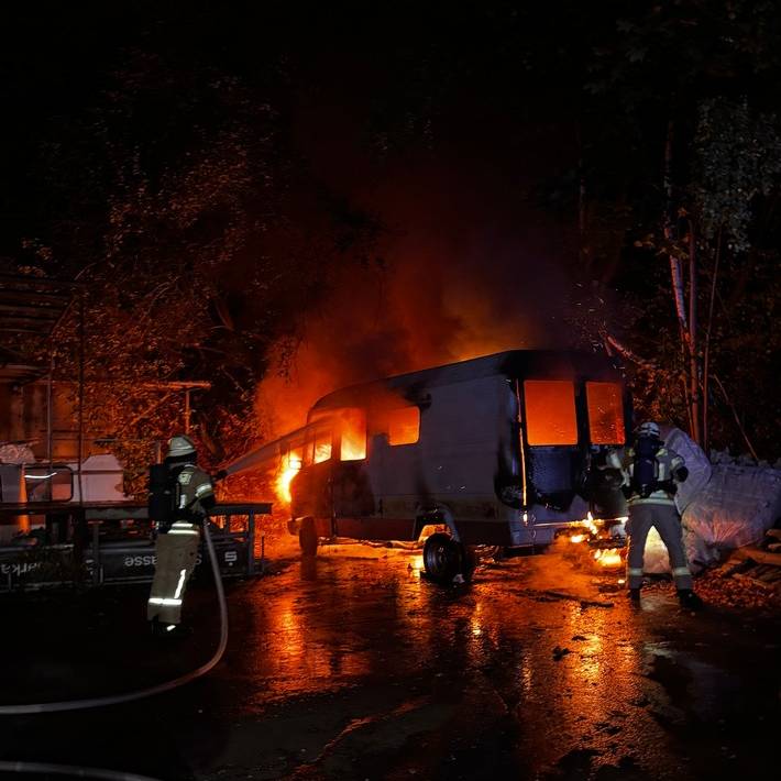 Fahrzeugbrand in der Loborner Straße