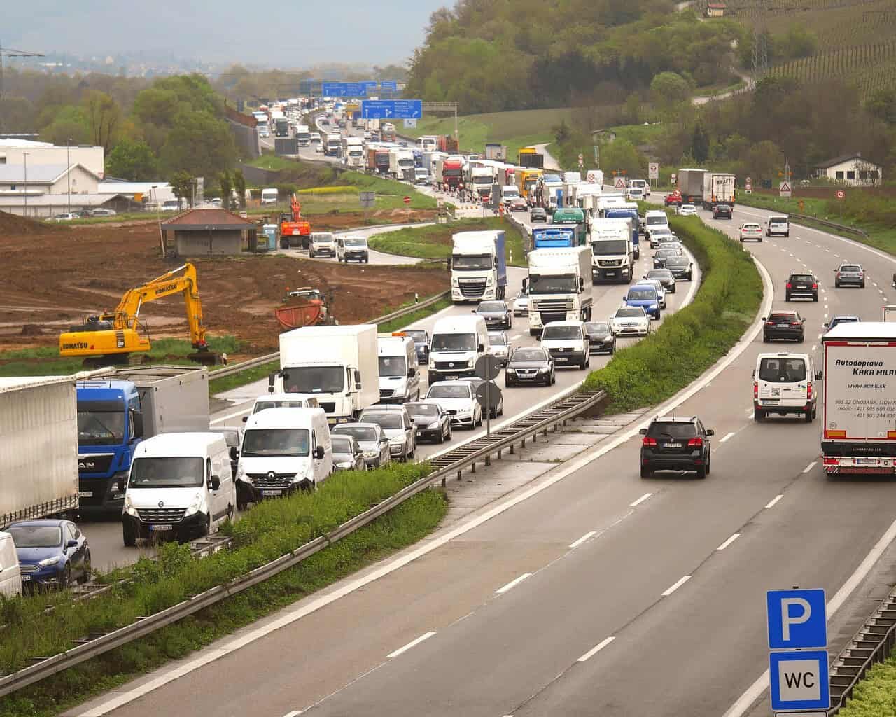 Fahrbahnerneuerung auf der A4 zwischen Dresden-Wilder Mann und Altstadt