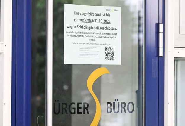 Bürgerbüro Süd in Stuttgart wegen Mäusen geschlossen