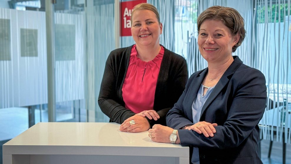 Katrin Wraage und Claudia Hatje