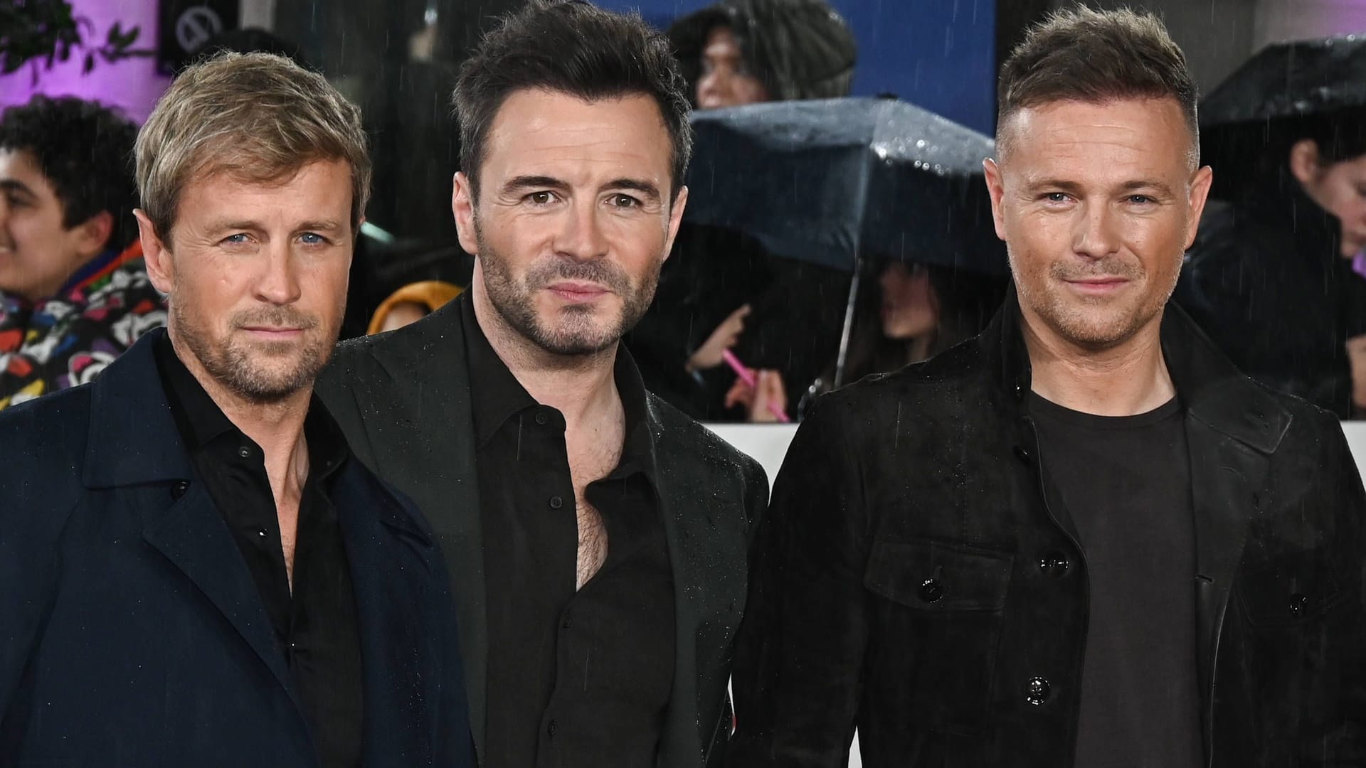 Kian Egan (v.l.), Shane Filan und Nicky Byrne: Das Trio führt Westlife fort und tritt nach mehr als 20 Jahren wieder in Deutschland auf. Kian Egan (v.l.), Shane Filan und Nicky Byrne: Das Trio führt Westlife fort und tritt nach mehr als 20 Jahren wieder in Deutschland auf.