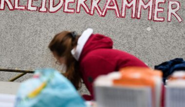 Kleidung für Obdachlose wird gesammelt