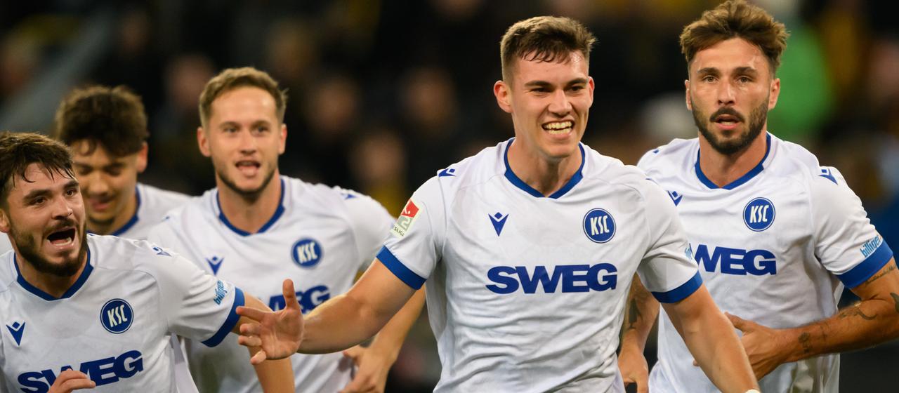 Jubel beim Karlsruher SC