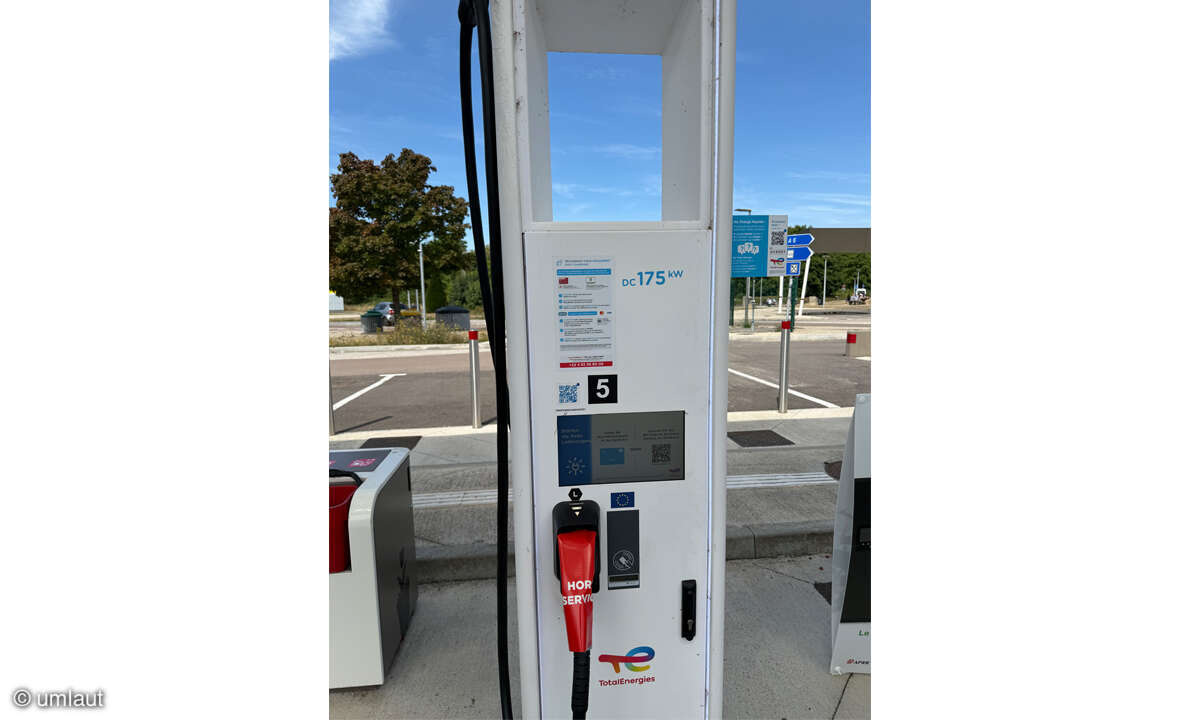 Ladenetztest 2025: Ladepunkt-Betreiber (CPO) Frankreich im Test - Total Energies