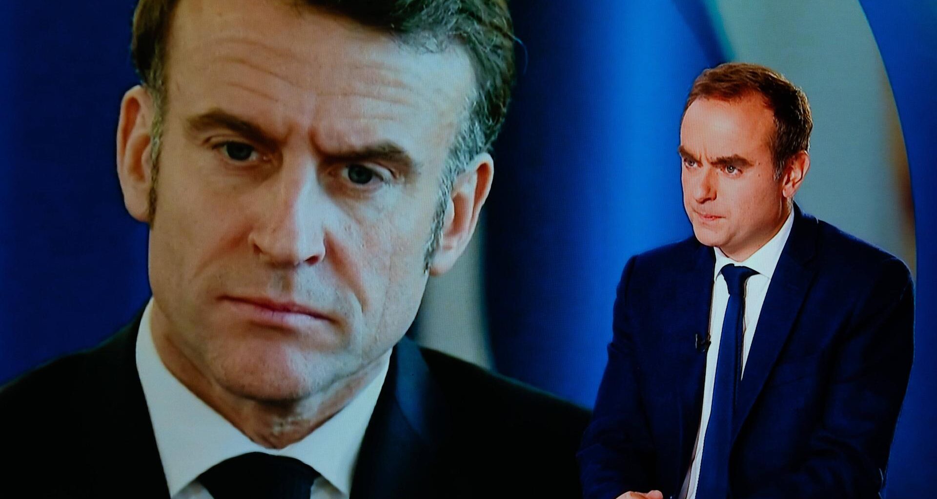 Frankreichs Ex-Premierminister Sebastien Lecornu und Frankreichs Präsident Emmanuel Macron