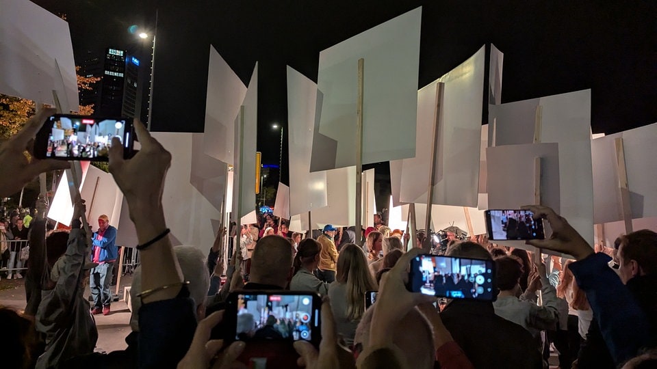 Leipzig: Grundsteinlegung für Einheitsdenkmal zum Lichtefest am 9. Oktober