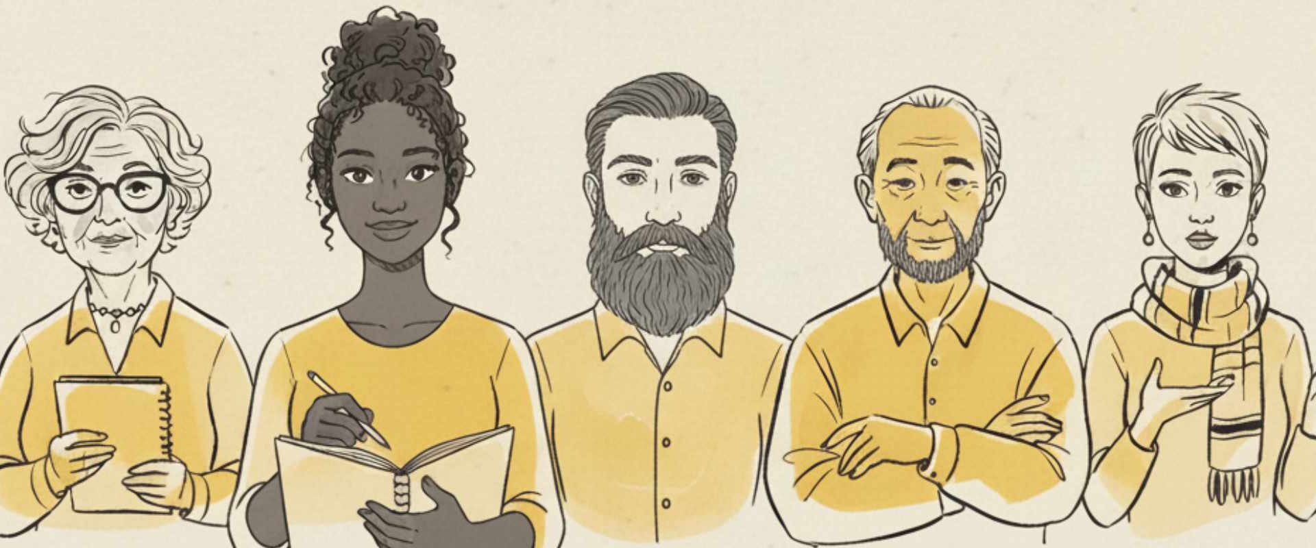 Die Gewinner des Literaturnobelpreises 2025, wie die KI sie sieht (Erstellt mit Gemini)