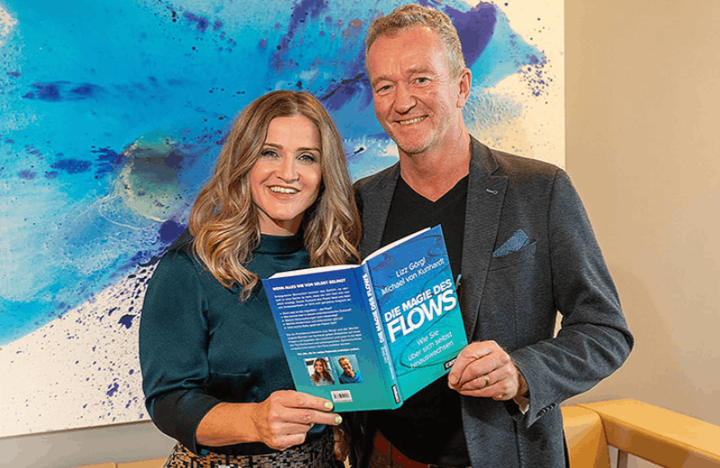 Fotos der Buchpräsentation "Die Magie des Flows"