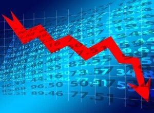 Trendpfeil: Deutsches Wirtschaftswachstum kommt bald zum Erliegen (Bild: pixabay.com, geralt)