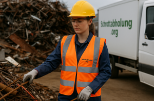 Nachhaltiges Metallrecycling – Schrottabholung.org im Einsatz. Copyright: © Schrottabholung.org 2025