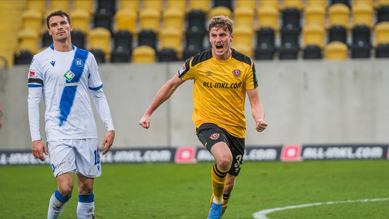 Topspiel gegen den KSC: Dynamo Dresden und Geschichte, die sich wiederholen soll