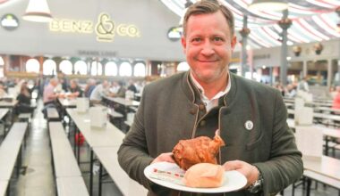 Cannstatter Wasen: Ein Kopf-an-Kopf-Rennen beim Haxentest auf dem Volksfest - KRZ Plus