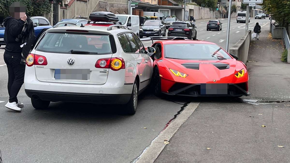 Supersportwagen in Esslingen – warum beträgt der Schaden 410.000 Euro?