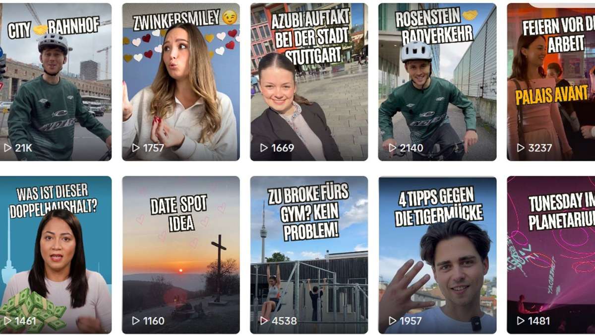 TikTok-Auftritt der Stadt: Stuttgart auf TikTok – ist das cool oder cringe? - Stuttgart