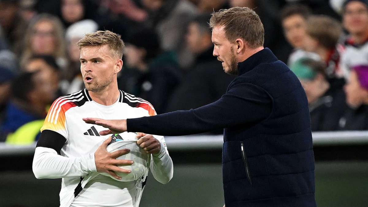 Nationalspieler des VfB Stuttgart: Nicht nominiert: Das sagt Julian Nagelsmann über Maximilian Mittelstädt