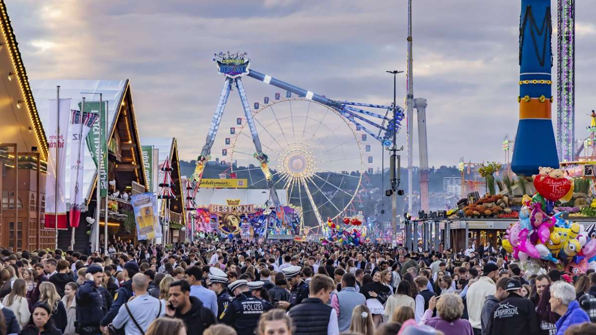 Cannstatter Volksfest: Bisher 1,3 Millionen Besucher auf dem Wasen