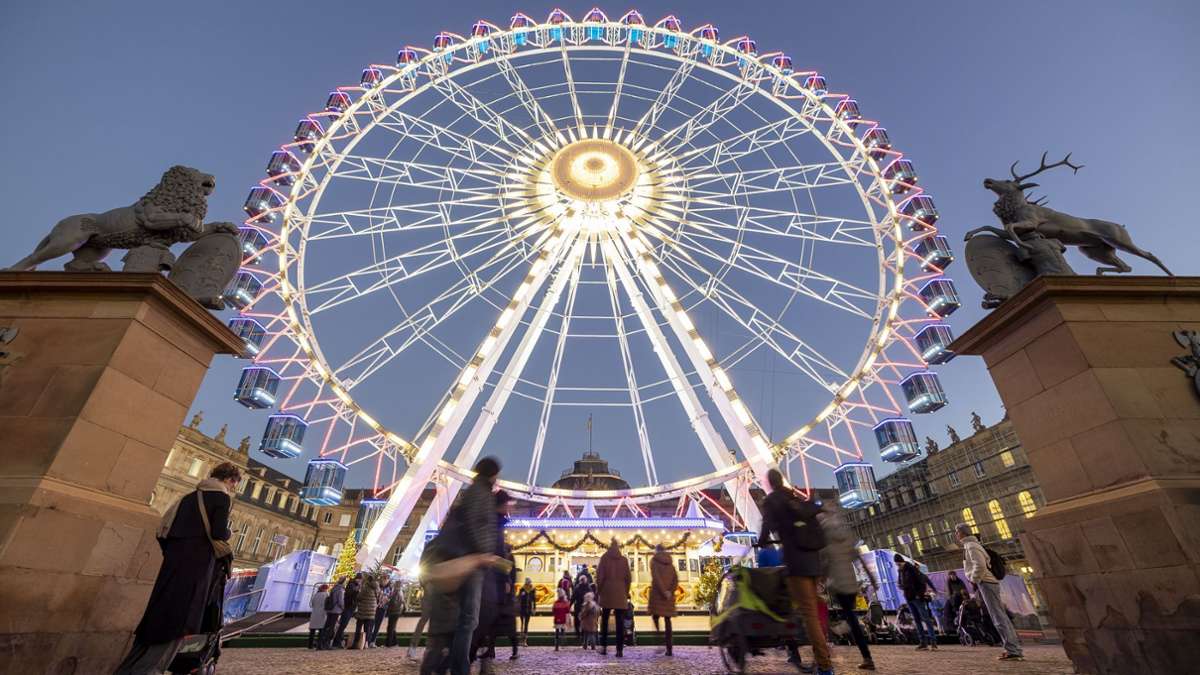 Schlossplatz Stuttgart: Trotz Sparzwang – das Riesenrad dreht sich wieder