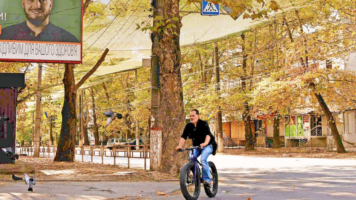 Ukraine-Krieg: Ein Netz zwischen Stadt und Himmel