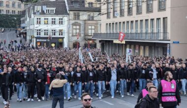 VfB Stuttgart in der Europa League: Jetzt live: So läuft der VfB-Fanmarsch zum Stadion
