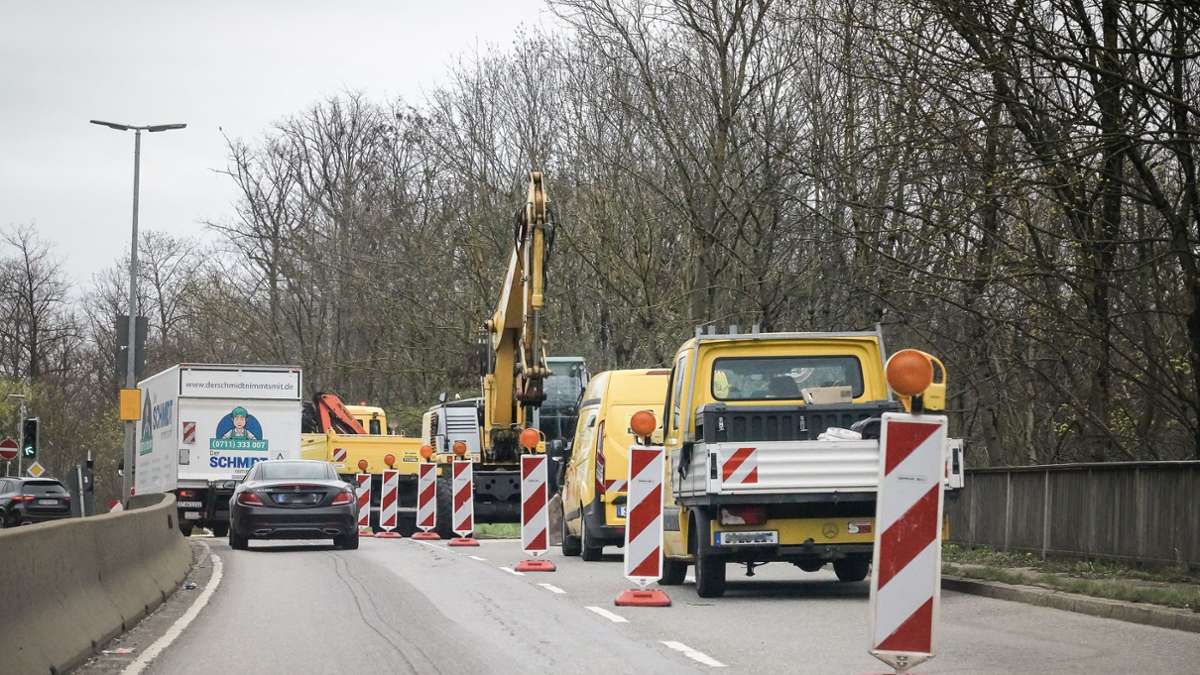 Straßenverkehr in Stuttgart: Baustellen des Landes bremsen Verkehr - KRZ Plus