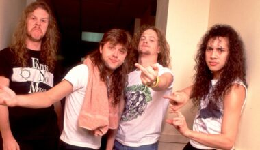 Metallica 1989 im Poplar Creek Music Theater in Hoffman Estates, Illinois