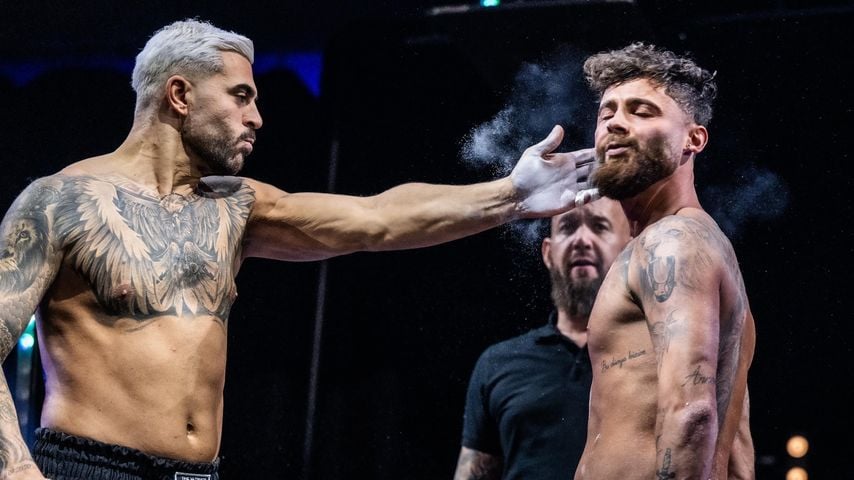 Mou Naksh und Umut Tekin bei "The Ultimate Hype", Oktober 2025