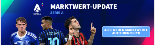 © tm/imago - Alle Marktwertänderungen der Serie A (Link zur Statistik)