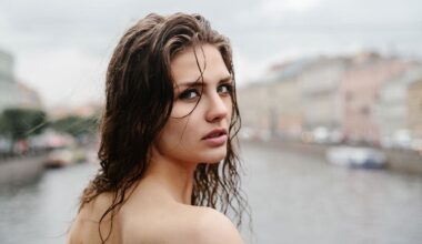 nasse Haare