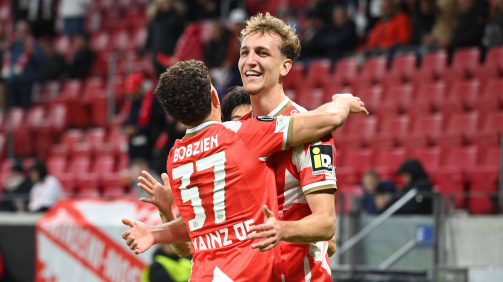 Nelson Weiper erzielte das 1:0 für den FSV Mainz Nelson Weiper erzielte das 1:0 für den FSV Mainz