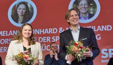 Leonhard und Weiland als Chefs der SPD Hamburg bestätigt