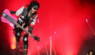 Nikki Sixx mit Mötley Crüe am 11. November 2023 in Sydney