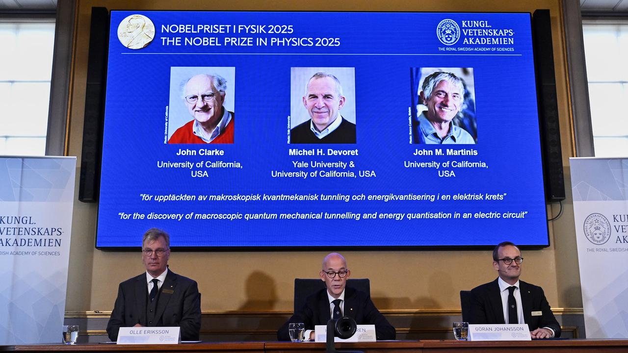 Physik-Nobelpreis geht an drei Quantenforscher