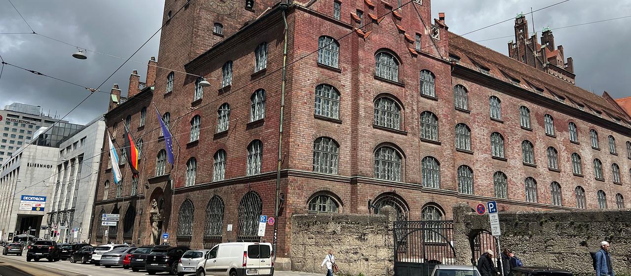 Blick auf das OLG München.