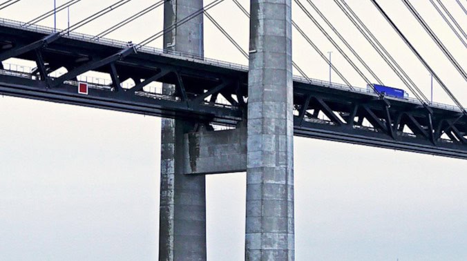 Schrägseilbrücke in Niederwartha ist mit dem TÜV dran