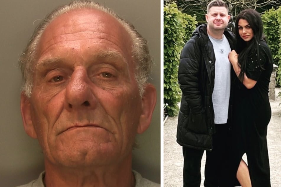 Derek Martin (67, l.) stellte sich der Polizei, nachdem er Chloe Bashford (†30) und ihren Ehemann Josh (†33) getötet hatte.
