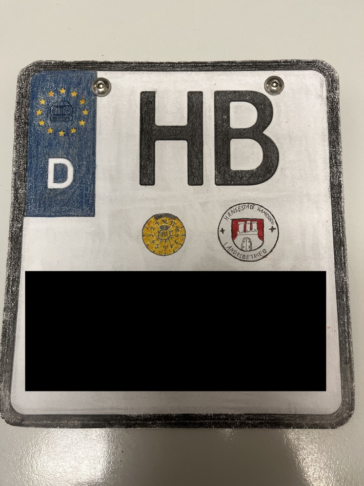 POL-F: 251027 - 1113 Frankfurt-Bockenheim: Kein Erfolg mit "gemaltem Kennzeichen"