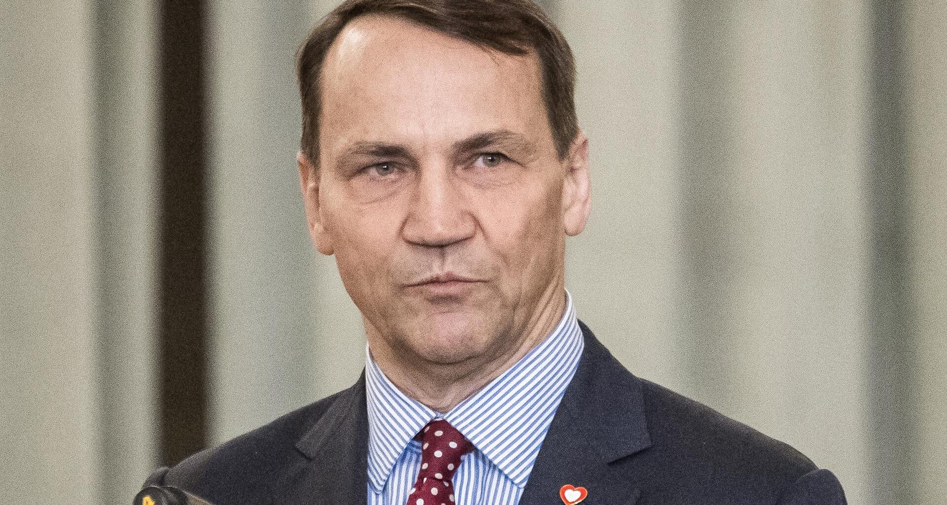 Porträtaufnahme von Radoslaw Sikorski, dem polnischen Außenminister