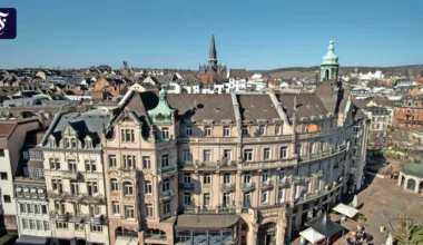 Heizung im früheren Palasthotel in Wiesbaden funktioniert nicht mehr