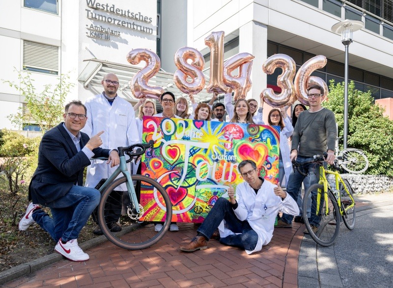 Sarkomtour sammelt 281.436 Euro für die Sarkomforschung