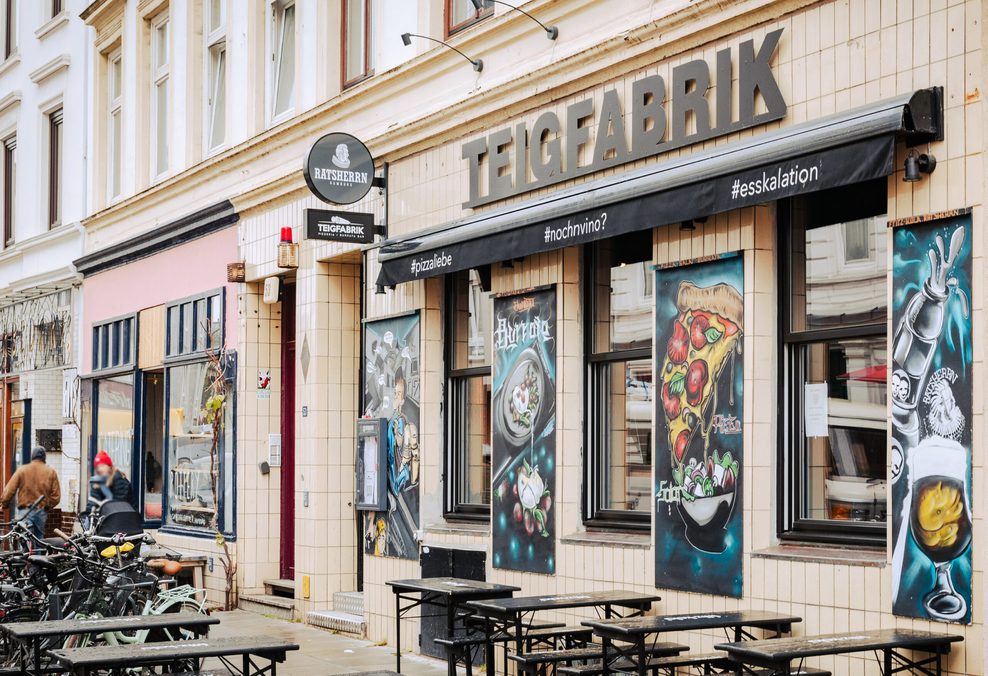 Die „Teigfabrik“ in Ottensen bleibt weiterhin geöffnet.