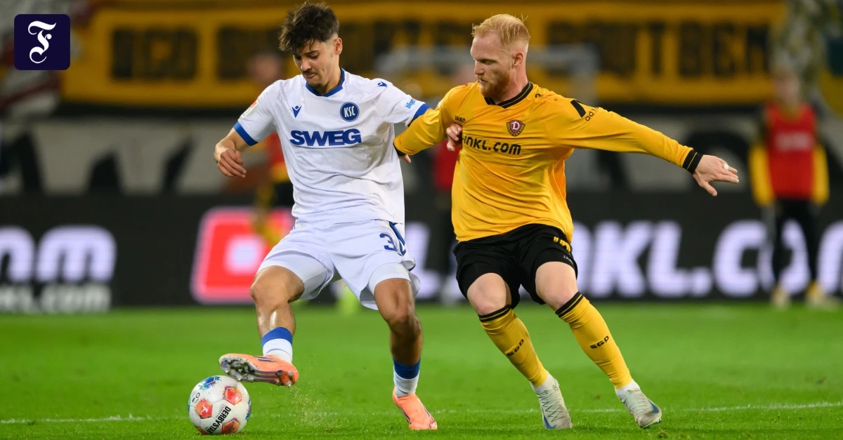 KSC verschenkt Sieg bei Dynamo Dresden