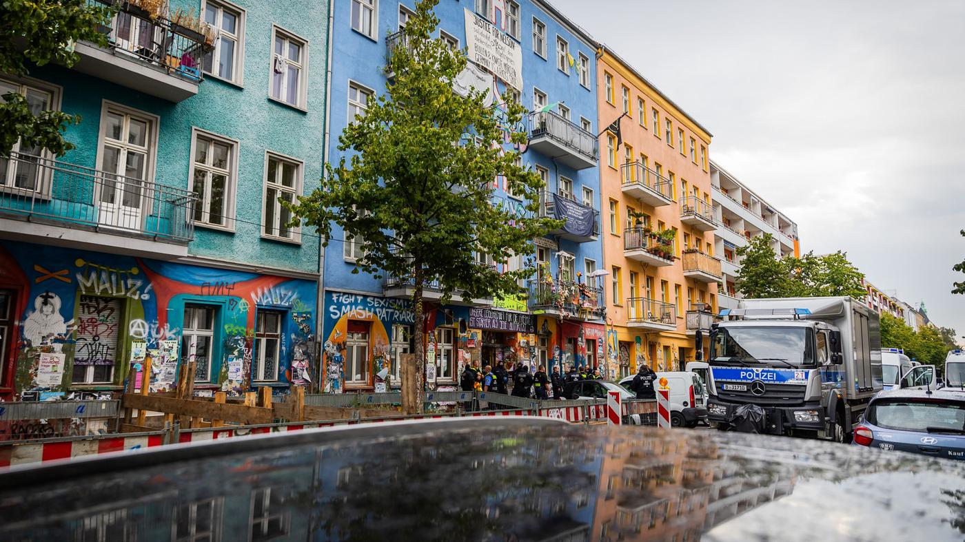Polizei registriert immer weniger Straftaten in der Rigaer Straße