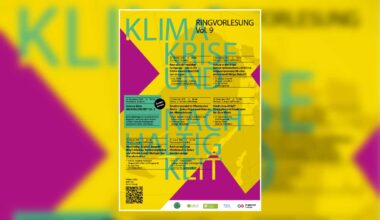 Öffentliche Vortragsreihe „Klimakrise und Nachhaltigkeit” über Visionen und eine lebenswerte Zukunft - blickfeld