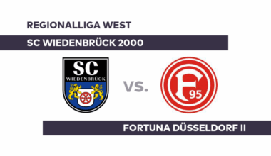 SC Wiedenbrück 2000 - Fortuna Düsseldorf II: Befreiungsschlag bei Wiedenbrück - Regionalliga West